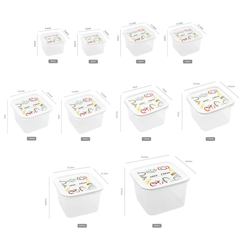 "round and square food storage container set"
"10 piece BPA-free kitchen storage containers"
"stackable plastic food containers with lids"
"clear freezer-safe food containers set"
"organized kitchen pantry with container sets"