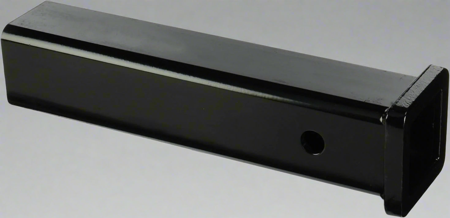 12” × 2” Class III Receiver Tube – Black Steel Hitch Extension
HBF68679 Powder-Coated Receiver Tube – Side View
5000 lb Rated 2” Hitch Extension Tube – Front Angle
Pre-Drilled Class III Hitch Tube – DIY Fabrication Ready
