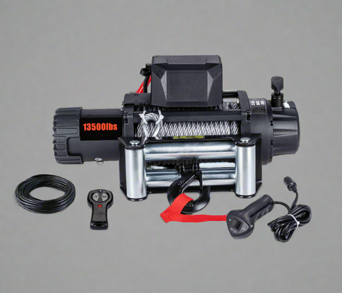 TXR13500 13,500 lb Steel Rope Off-Road Winch with Remote