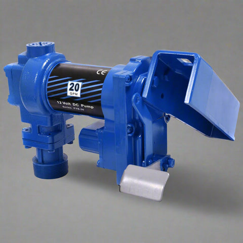 12V 20GPM Fuel Transfer Pump – Model DCEX56 Front View
Heavy-Duty Cast Iron Diesel Pump System with Hose
Gasoline and Diesel Self-Priming Transfer Pump 12V
Complete Fuel Pump Kit for Industrial Applications
Close-Up of DC Powered Fuel Transfer Pump Components