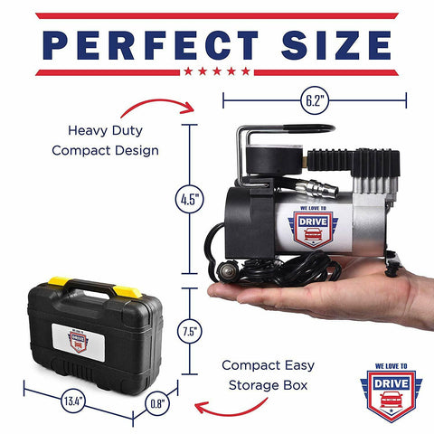 NEW 12V Air Compressor Safety Kit Tire Repair 316ACK - with | Sold by Uncle Wiener's Wholesale