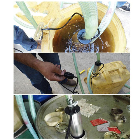 12V Fuel & Water Transfer Pump with Cables – Front View
Stainless Steel Submersible Pump Kit – Side View
LG013 Transfer Pump with All Accessories – Complete Set
Diesel Transfer Pump in Use – Action View
Portable Submersible Fuel Pump – Top Angle