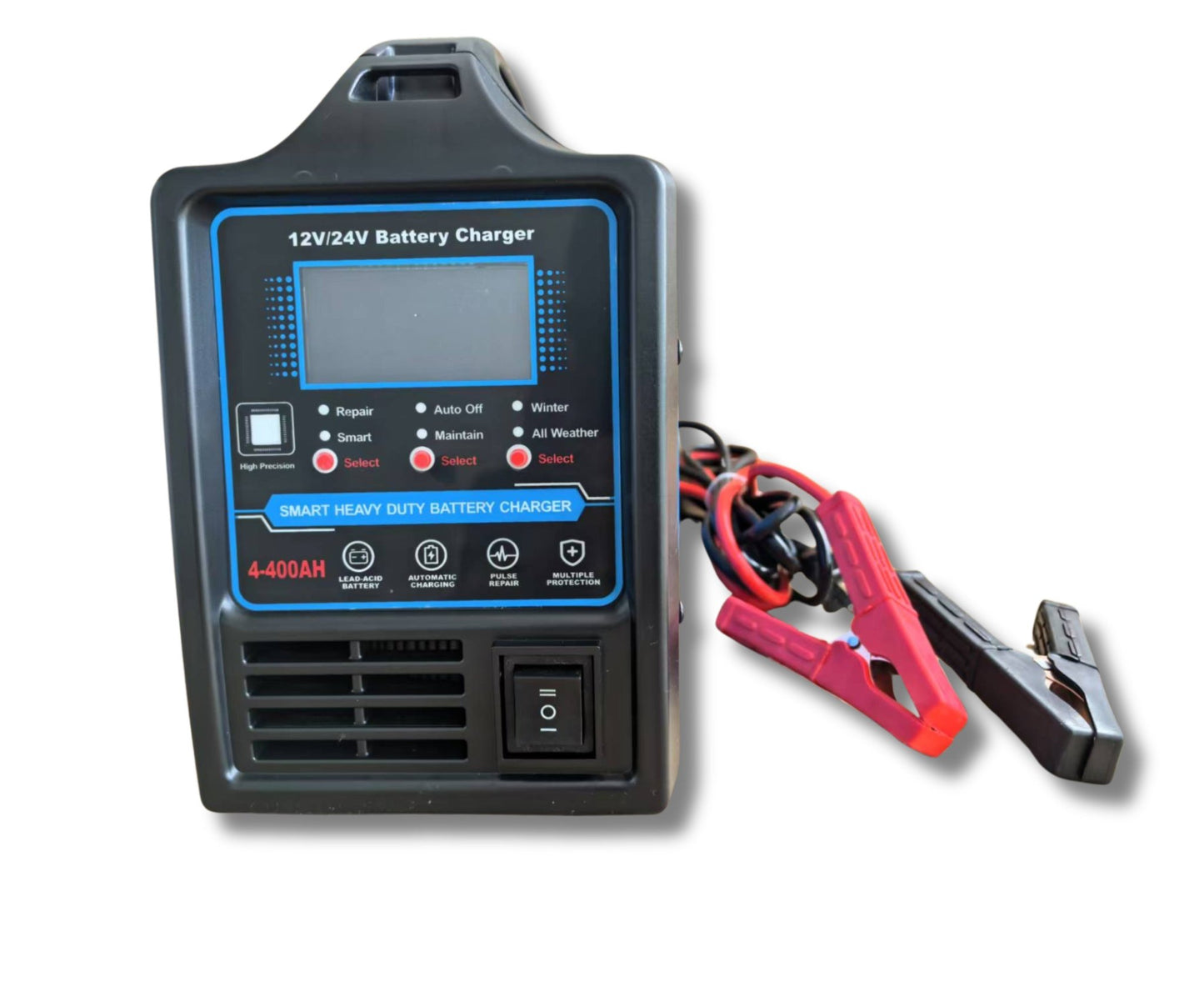 NEW 12V/24V Smart Car Battery Charger ��� 15A Heavy - Duty for Car, Truck, RV, AGM, Deep Cycle 250416903 - Battery Charger with | Sold by Uncle Wiener's Who