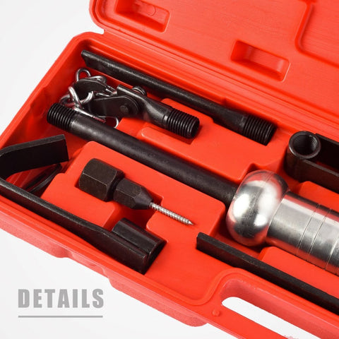 New 13 - Piece Dent Puller Kit – 10 lb Slide Hammer Auto Body & Truck Repair Tool Set D1089 - with | Sold by Uncle Wiener's Wholesale