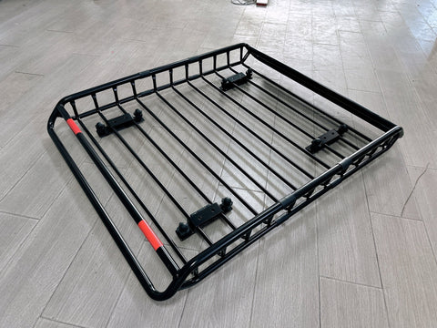 New 150 LBS Roof Mounted Steel Cargo Rack – Heavy - Duty Car Top Luggage Carrier CC0150S - with | Sold by Uncle Wiener's Wholesale