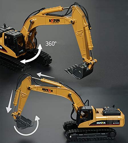 New 1:50 Scale Construction Dump Truck & Excavator Die - Cast Toy Set 201161 - with | Sold by Uncle Wiener's Wholesale