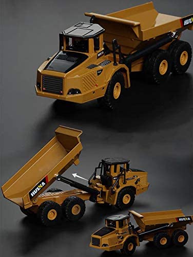 New 1:50 Scale Construction Dump Truck & Excavator Die - Cast Toy Set 201161 - with | Sold by Uncle Wiener's Wholesale