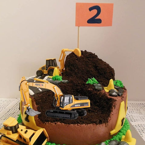 New 1:50 Scale Construction Dump Truck & Excavator Die - Cast Toy Set 201161 - with | Sold by Uncle Wiener's Wholesale
