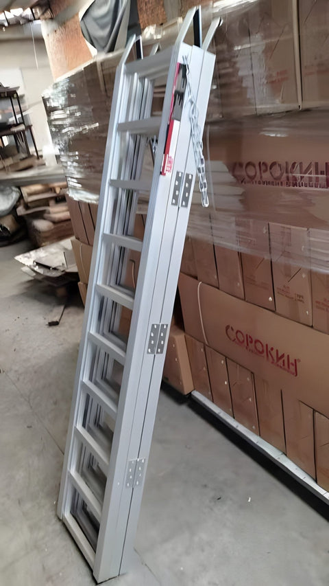 1500 LB Tri-Fold Aluminum Loading Ramps for ATV, Motorcycle & Equipment