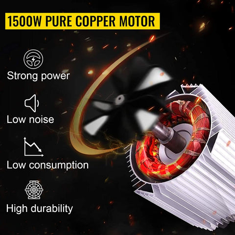 3-in-1 electric hoist winch with remote controls and accessories
Copper motor, remote features, lifting setup, hoist in workshop