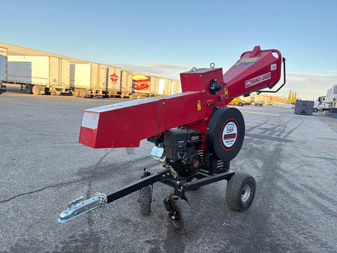 New 15HP Gas Wood Chipper – Heavy - Duty Tree & Yard Waste Branch Shredder – DRBL15M - Gas - Powered Wood Chipper with | Sold by Uncle Wiener's Wholesale