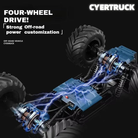New 1:8 4WD RC Cyber Remote Control Truck – High - Speed Off - Road Electric Racing Car CSJ56792 - with | Sold by Uncle Wiener's Wholesale