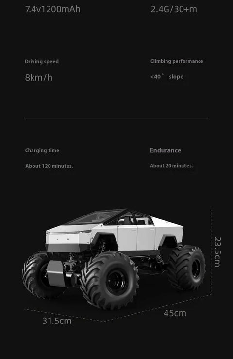 New 1:8 4WD RC Cyber Remote Control Truck – High - Speed Off - Road Electric Racing Car CSJ56792 - with | Sold by Uncle Wiener's Wholesale