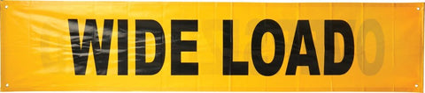 New 18" x 84" Oversize Load / Wide Load Vinyl Banner Sign – Heavy - Duty Truck Safety Warning Flag OSLB - with | Sold by Uncle Wiener's Wholesale