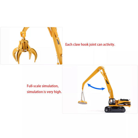 New 1:87 Scale Diecast Material Handler Scrap Machine Toy – Heavy Equipment Model 625010 - with | Sold by Uncle Wiener's Wholesale