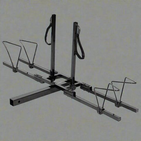 Heavy-Duty 2-Bike Hitch Mount Rack – Double Bicycle Carrier for Cars, SUVs, and Trucks