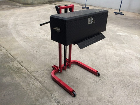 New 2 - in - 1 Garage Wheel Jack Lift – Heavy Duty 1800 lbs Capacity, Hydraulic Tire Dolly & Car Positioning Jack 415210 - with | Sold by Uncle Wiener's Wholesale