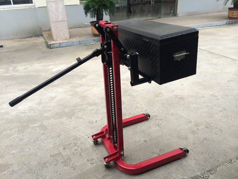 New 2 - in - 1 Garage Wheel Jack Lift – Heavy Duty 1800 lbs Capacity, Hydraulic Tire Dolly & Car Positioning Jack 415210 - with | Sold by Uncle Wiener's Wholesale