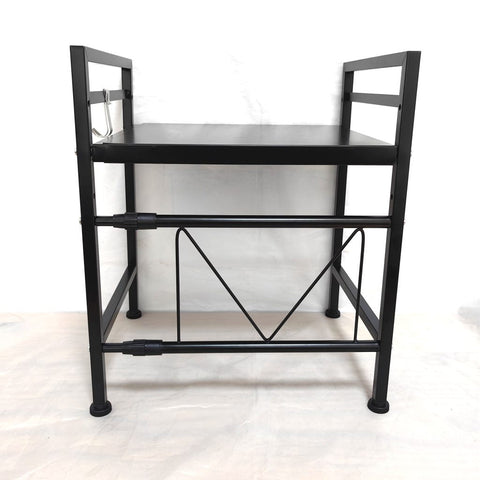 New 2 - Layer Extendable Horizontal Microwave Oven Rack – Adjustable Space Saver Organizer ONKS1213 - with | Sold by Uncle Wiener's Wholesale
