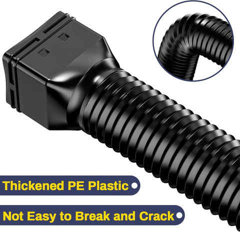 New 2 - Pack Gutter Downspout Extensions – Flexible Drainage TG2160 - with | Sold by Uncle Wiener's Wholesale