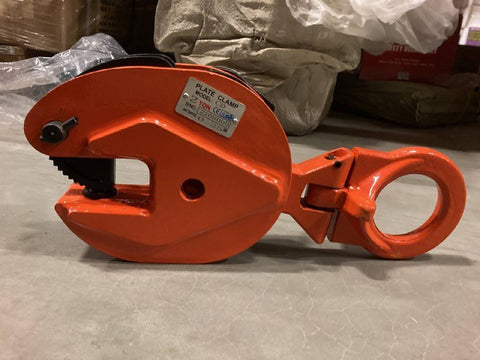 New 2 Ton Vertical Plate Clamp – Heavy - Duty Steel Lifting Clamp for Safe Vertical Load Handling 328940 - with | Sold by Uncle Wiener's Wholesale