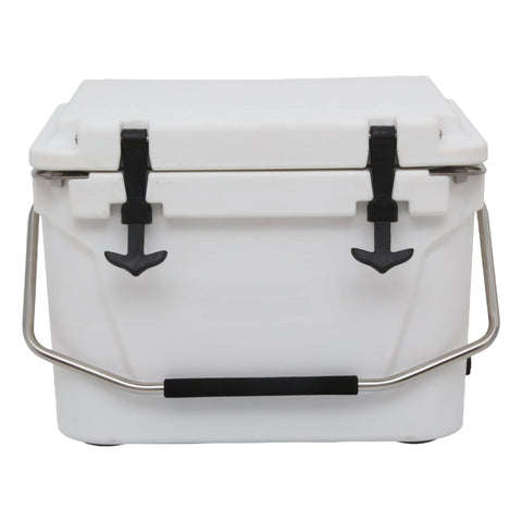 New 20 - Quart Lockable Ice Chest Cooler – Heavy - Duty with Handle for Camping, Fishing & Outdoors 8184351 - with | Sold by Uncle Wiener's Wholesale