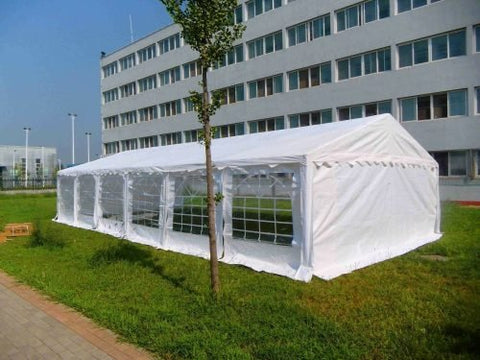 20 FT wide outdoor party tent set up for event
Heavy-duty event tent with PVC walls
Outdoor canopy shelter for weddings and festivals
20 ft white party tent with windows
Commercial-grade PE fabric party tent
