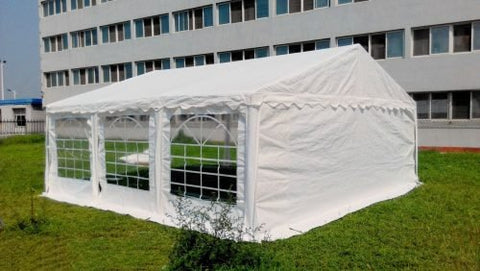 20 FT wide outdoor party tent set up for event
Heavy-duty event tent with PVC walls
Outdoor canopy shelter for weddings and festivals
20 ft white party tent with windows
Commercial-grade PE fabric party tent