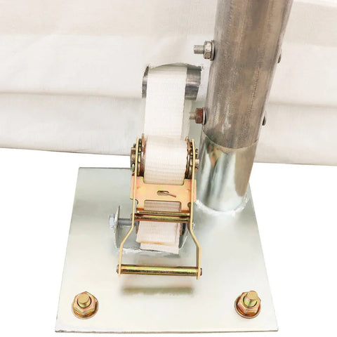 20x30 straight wall peak ceiling shelter with PVC cover – front view
Inside view of industrial-grade PVC storage shelter with steel frame
Roll-up zippered door on heavy-duty 20x30 equipment storage shelter
Installation-ready white PVC storage building for commercial use