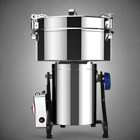 2000g Stainless Steel Commercial Electric Grain Mill Grinder with Swing-Type High-Speed Design