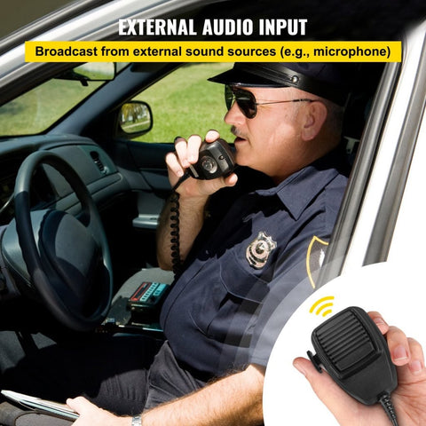 New 200W Emergency Siren System Bundle ��� 8 - Tone Warning PA & Microphone 628526 - with | Sold by Uncle Wiener's Who