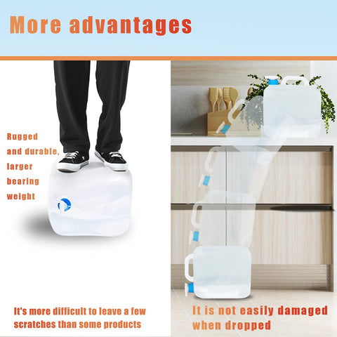 NEW 20L Portable Collapsible Water Container S3096 – BPA - Free Emergency & Outdoor Water Storage - with | Sold by Uncle Wiener's Wholesale