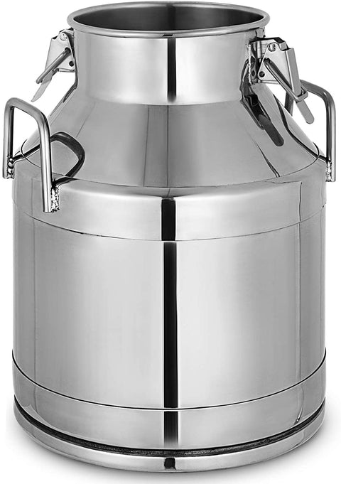 New 20L Stainless Steel Milk Can & Wine Pail – Food - Grade Storage Container NNTL20L - with | Sold by Uncle Wiener's Wholesale