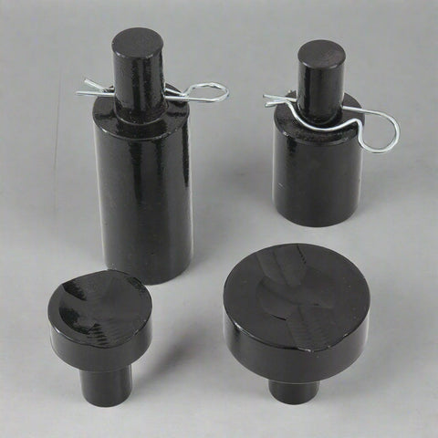 22 Ton Air Hydraulic Floor Jack – Full Side View in Red
35 Ton Air Hydraulic Jack with Adapters – Black Finish
Heavy-Duty Floor Jack Set – Both Sizes with Components
22 & 35 Ton Air Jacks – Extended Handle Setup
Close-Up of Hydraulic Lift Mechanism and Controls
Heavy-Duty Wheels and Lifting Saddle – Air Jack Detail