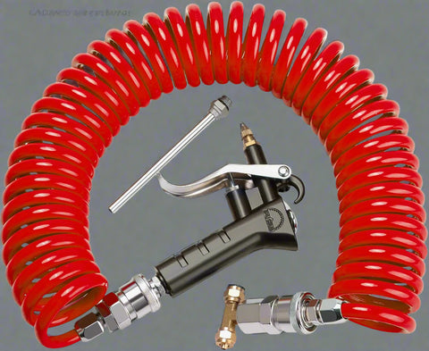 NEW 23 FT HEAVY DUTY TRUCK AIR DUSTER BLOW GUN CLEANING KIT - with | Sold by Uncle Wiener's Wholesale