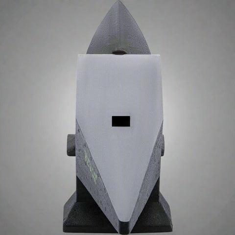 “25 lb cast iron blacksmith anvil with horn”
“88 lb horn anvil for forging and metalwork”
“Heavy-duty blacksmithing tool with cast iron construction”
“Side view of horned blacksmith anvil on white background”