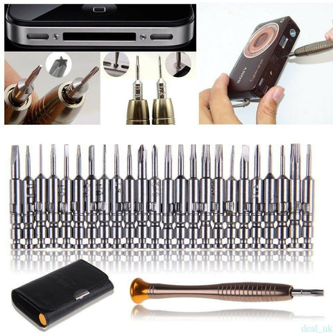 NEW 25 IN 1 Small Mini Repair Precision Screwdriver Torx Tool Kit Set - with | Sold by Uncle Wiener's Wholesale
