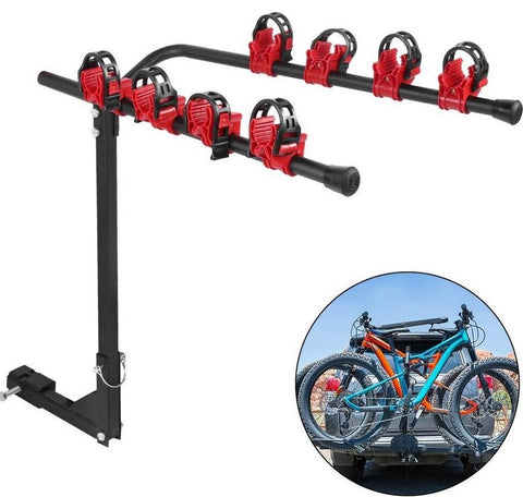 New 3 - 4 Bike Hitch Mount Rack – Adjustable Trailer Hitch Bike Carrier Carrier R3605L - with | Sold by Uncle Wiener's Wholesale