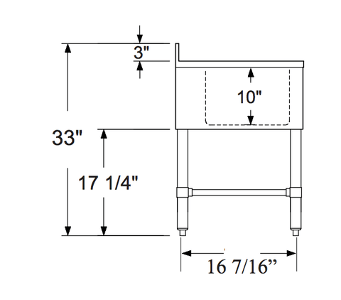 New 3 Bowl Commercial Stainless Steel Sink – Heavy - Duty Kitchen Utility Sink for Restaurants & Food Service BAR3B38 - with | Sold by Uncle Wiener's Wholesale