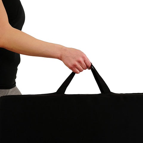 New 3 ft x 6 ft Linkable Tri - Fold Gym Mat – 2" Thick High - Density Foam | SKU: YMR3 - with | Sold by Uncle Wiener's Wholesale