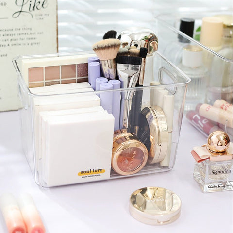 "3-piece clear pantry bin set in fridge"
"stackable food storage containers"
"kitchen organization clear plastic bins"
"bpa-free pantry organizer set"
"fridge and cabinet bin set"