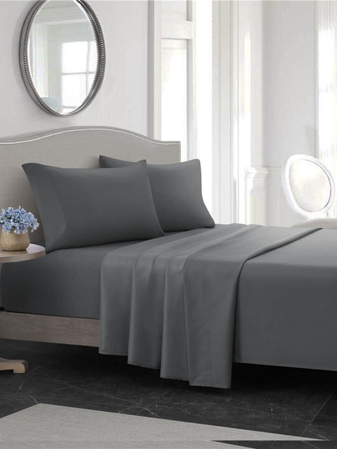 New 3 - Piece Twin Brushed Microfiber Sheet Set – Soft, Wrinkle - Resistant Bedding - with 4 PCS FULL BRUSHED SET 1015F | Sold by Uncle Wiener's Wholesale