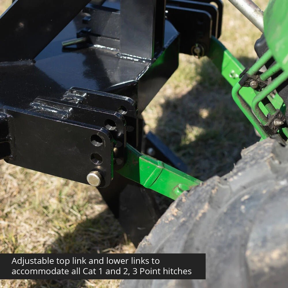 3-Point 3-Shank Subsoiler – Front View
Subsoiler Mounted on Tractor – Working in Field
Adjustable Shank Subsoiler – Side View
Ground Ripper for Tractors – Black Finish
Heavy-Duty Subsoiler with Category 1 & 2 Hitch