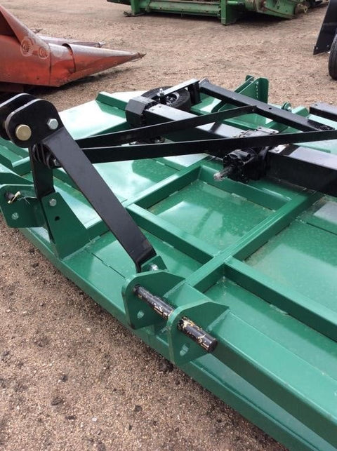 10 FT 3-Point Rotary Cutter Mower β Green Deck Side View
12 FT Industrial Rotary Cutter with PTO Drive β Front Angle
Heavy-Duty Tractor Rotary Mower β 3-Point Hitch Setup
Rotary Cutter Attachment for Farm Tractors β Underside Blades
Industrial Brush Cutter Mower β Rear Deck and Tires