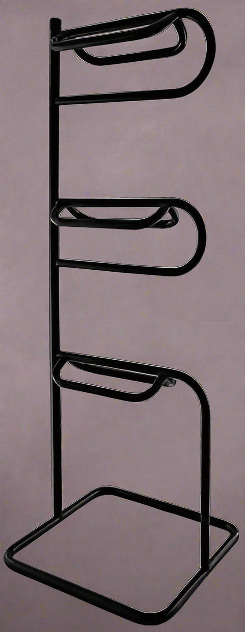 3-Tier Saddle Rack with Saddles β Full Setup
Portable Swivel Saddle Stand β Empty View
Horse Saddle Organizer Rack β Side Angle
Tack Room Saddle Rack β Installed