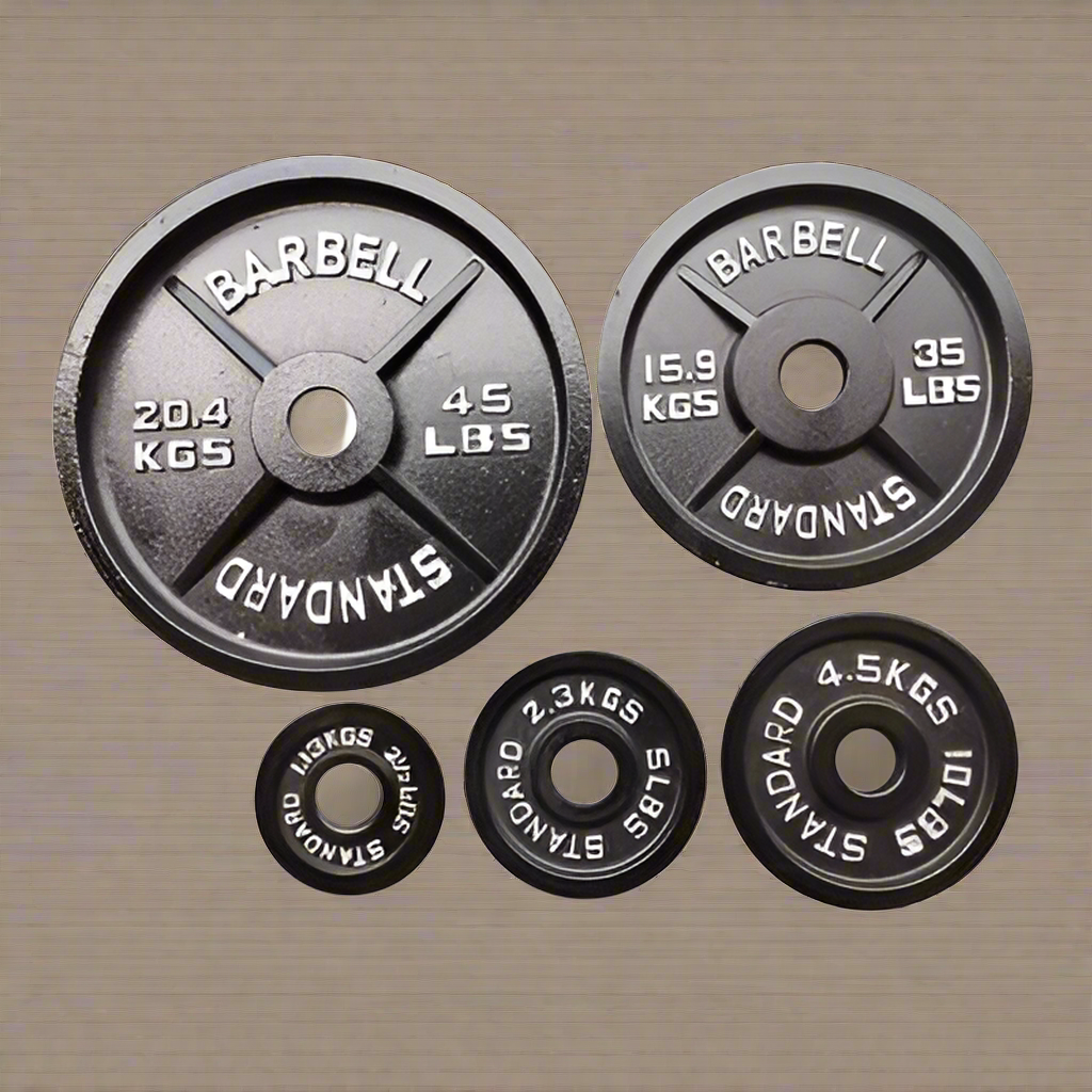 300 LB Olympic barbell weight set with black tri-grip plates
complete Olympic bar and plate set for home gym use
Olympic weight bar with 2 inch sleeves and textured grip
stacked black Olympic plates with 45 lb, 35 lb, and 25 lb weights
300 lb strength training barbell set with spring collars