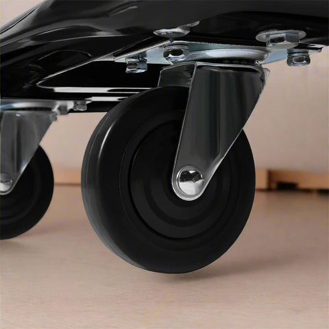 330 lbs Foldable Push Cart Dolly – Heavy-Duty Platform Hand Truck with Swivel Wheels