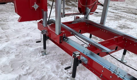 New 36" Portable Sawmill with 27HP Engine β Electric Start Wood Cutting Mill RS36G - with 36 IN Portable Sawmill 27 HP Electric Start | Sold by Uncle Wiener's Wholesale