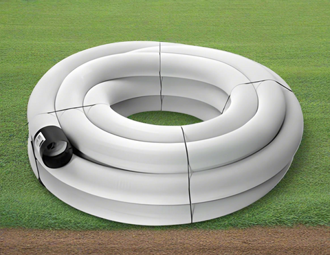 4" 100 FT SOLID DRAIN PIPE & PERFORATED SOCK - Drain Pipe with 4" 100 ft Perforated w/ Sock | Sold by Uncle Wiener's Wholesale