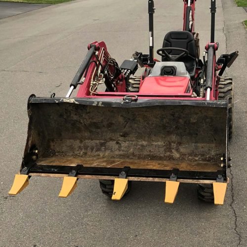 NEW 4 FT 5 FT 8 FT SKID STEER & TRACTOR BUCKET TOOTH BAR - Skid Steer Attachment with 48" Tooth Bar | Sold by Uncle Wiener's Wholesale